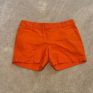Jcrew orange 3” shorts